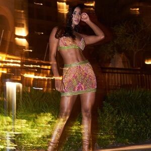 RETROFETE ZULU SEQUIN PALM SET